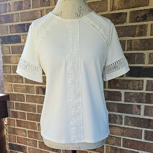 H&M sz S white top